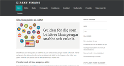 Desktop Screenshot of direktfinans.se